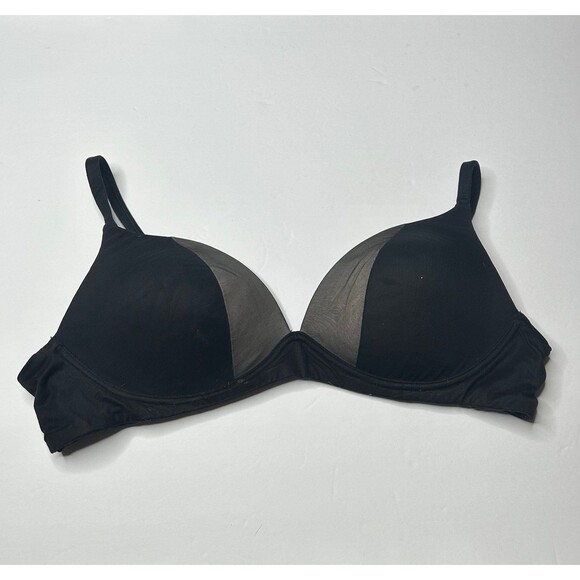 Victorias Secret Black No-wire bra 34C 
Wire free - Picture 2 of 5